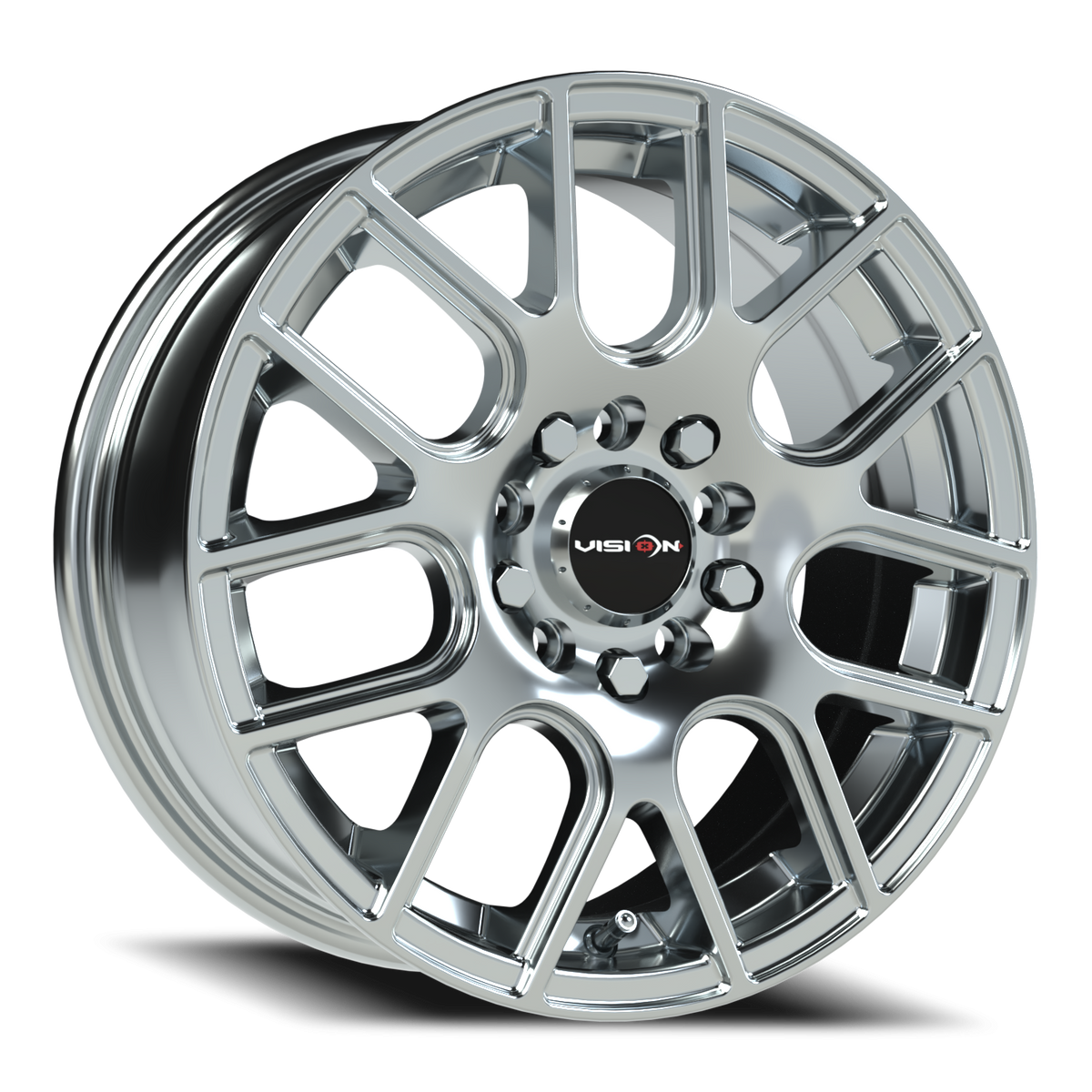 Vision Wheel 426H Chrome 15x6.5 +38 5x108mm 73.1mm - Wheelwiz