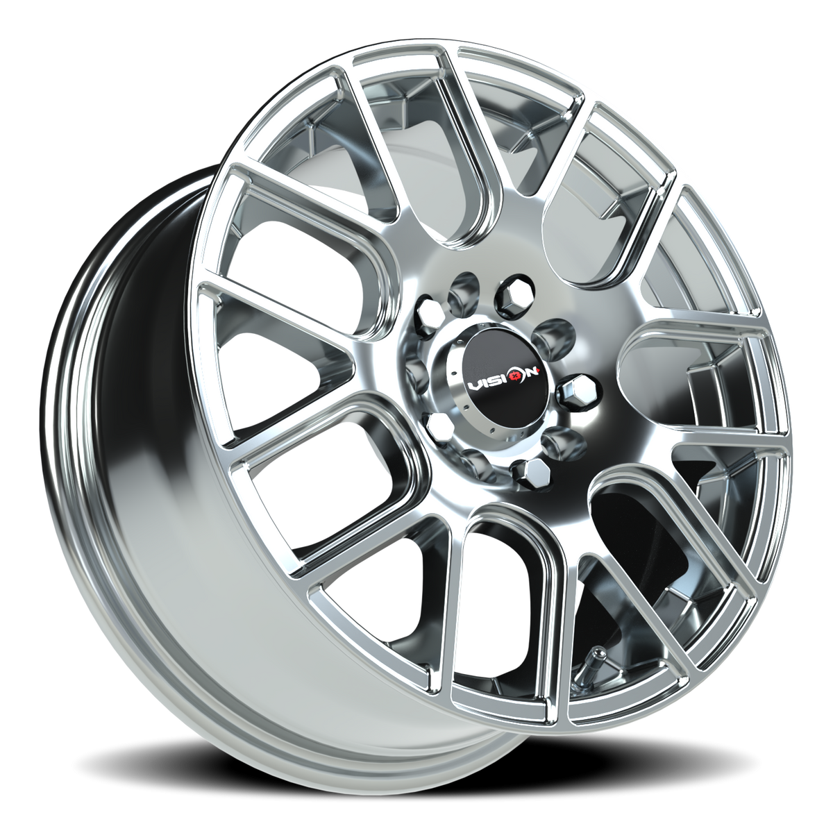 Vision Wheel 426H Chrome 15x6.5 +38 5x108mm 73.1mm - Wheelwiz