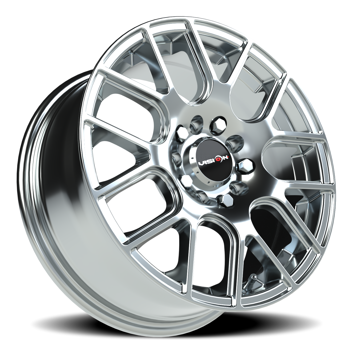 Vision Wheel 426H Chrome 15x6.5 +38 5x108mm 73.1mm - Wheelwiz