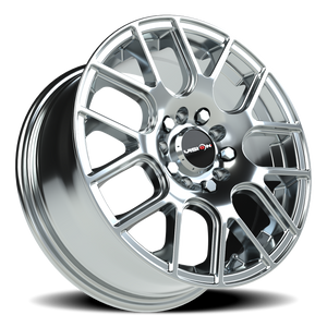 Vision Wheel 426H Chrome 15x6.5 +38 5x108mm 73.1mm - Wheelwiz