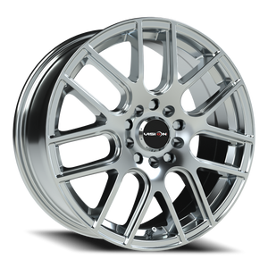 Vision Wheel 426H Chrome 17x7.5 +38 5x108mm 73.1mm - Wheelwiz