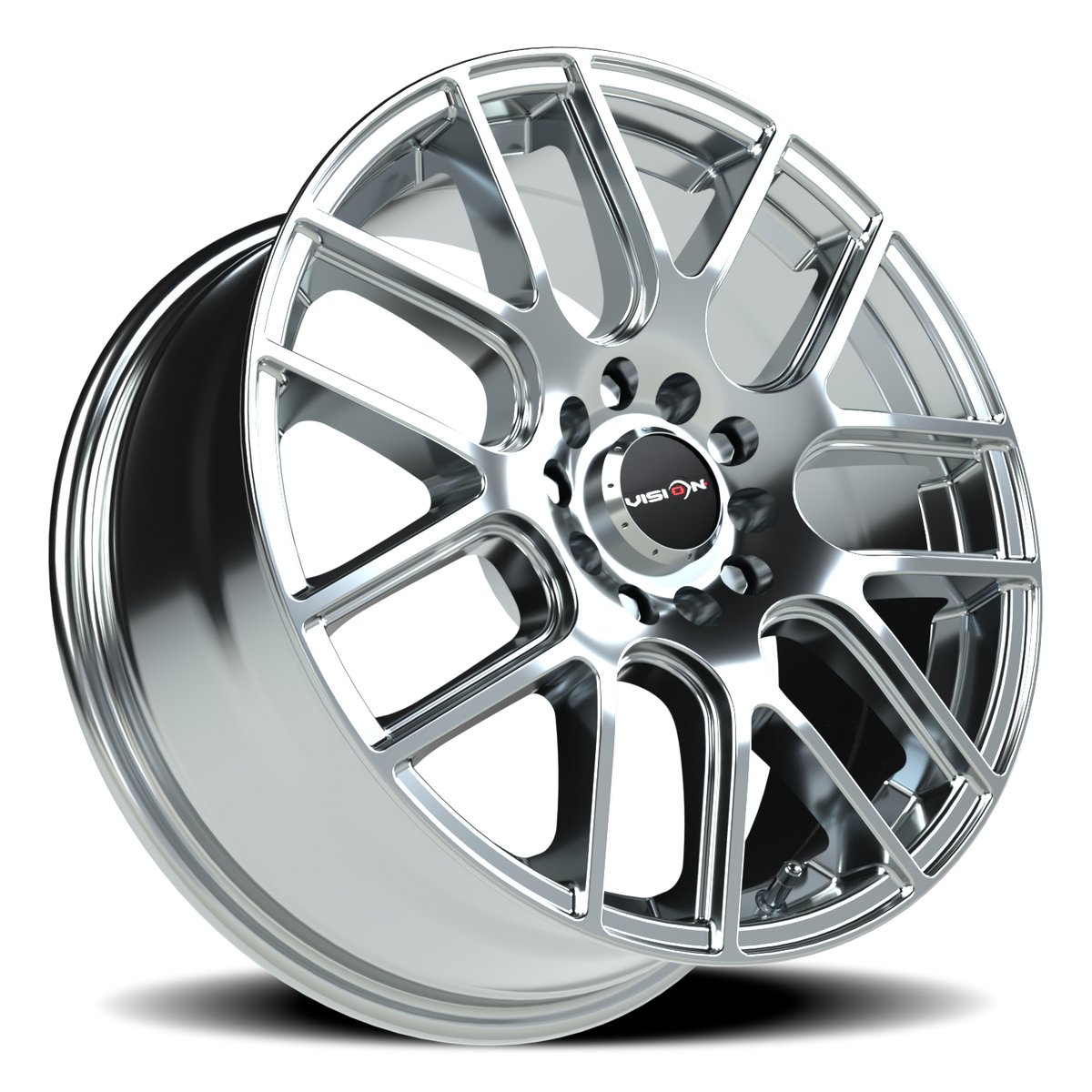 Vision Wheel 426H Chrome 17x7.5 +38 5x108mm 73.1mm - Wheelwiz