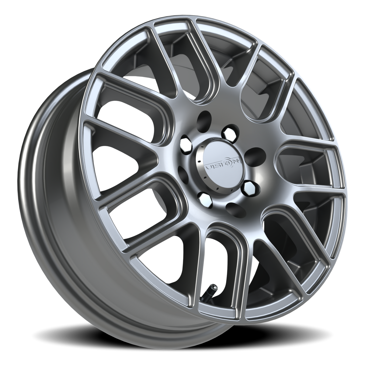 Vision Wheel 426H Gunmetal 14x5.5 +38 4x100mm 73.1mm - Wheelwiz
