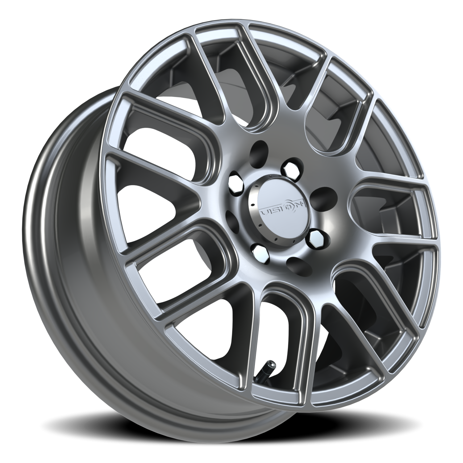 Vision Wheel 426H Gunmetal 14x5.5 +38 4x100mm 73.1mm - Wheelwiz