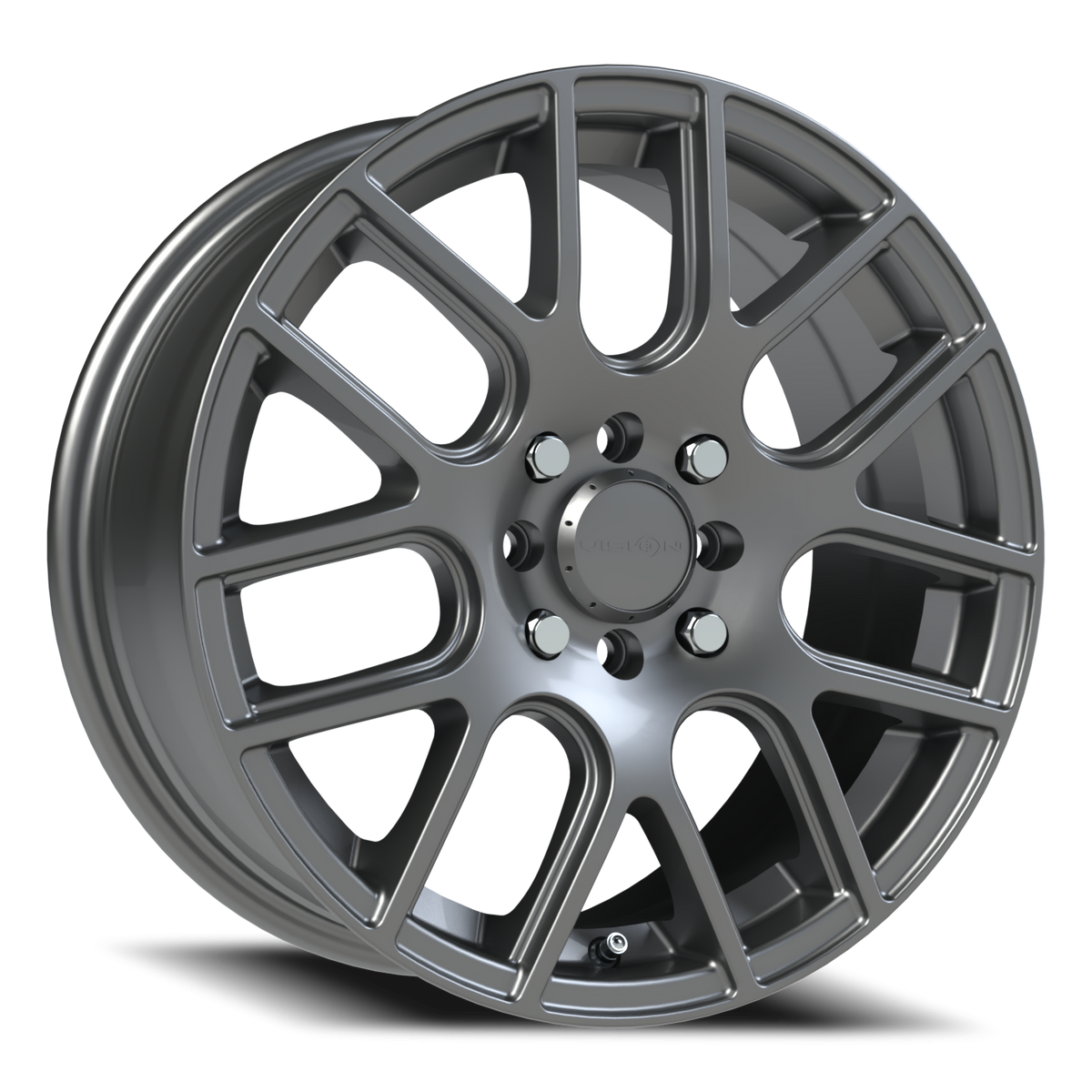 Vision Wheel 426H Gunmetal 16x7 +38 4x100mm 73.1mm - Wheelwiz