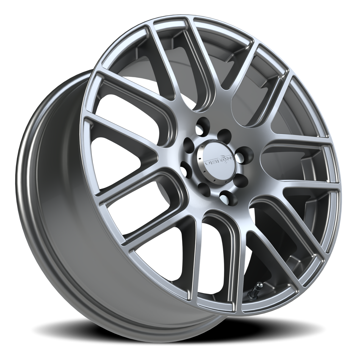 Vision Wheel 426H Gunmetal 17x7.5 +38 4x100mm 73.1mm - Wheelwiz