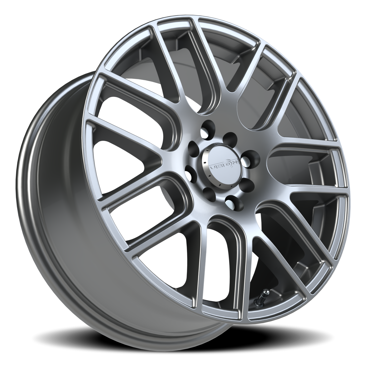 Vision Wheel 426H Gunmetal 17x7.5 +38 4x100mm 73.1mm - Wheelwiz
