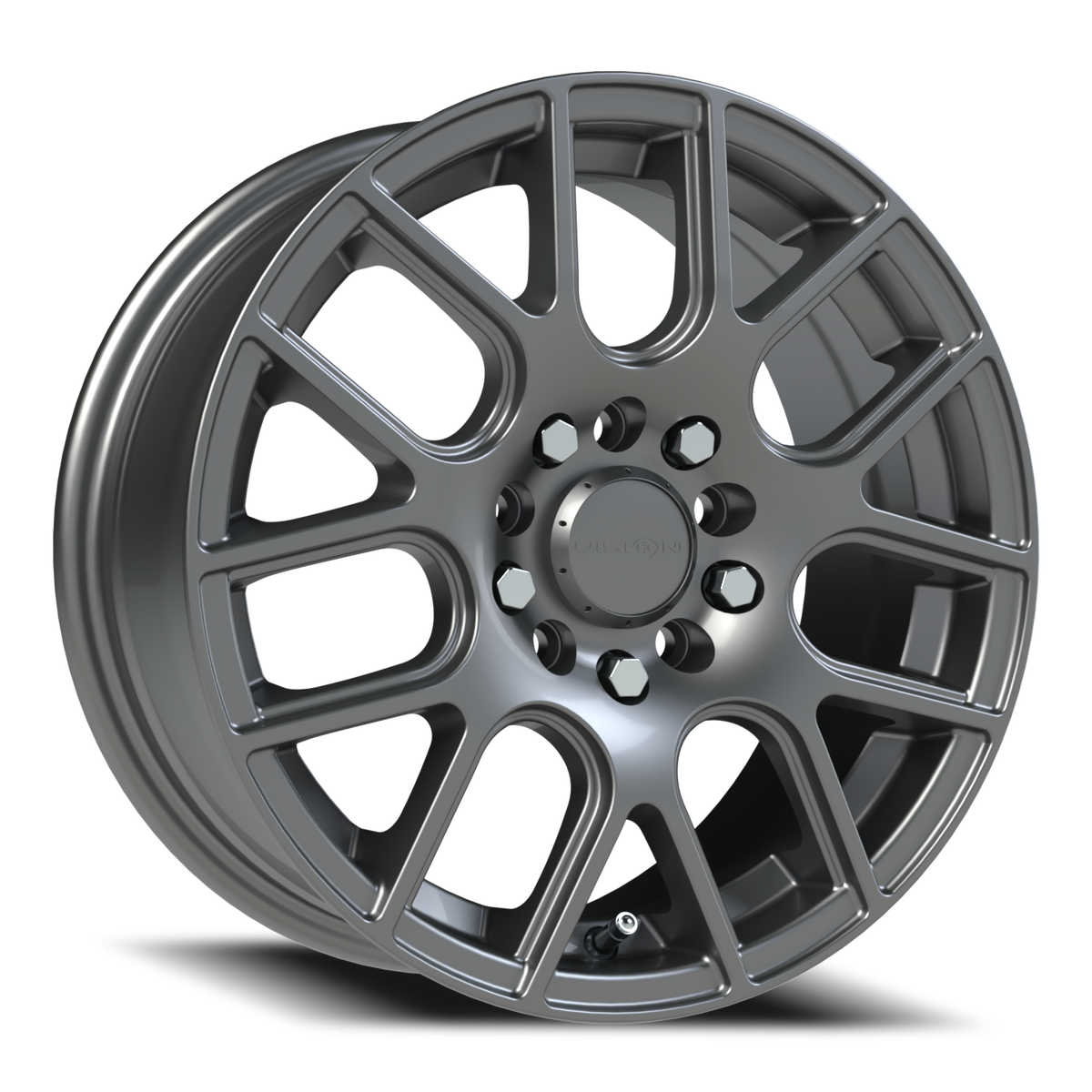 Vision Wheel 426H Gunmetal 15x6.5 +38 5x108mm 73.1mm - Wheelwiz
