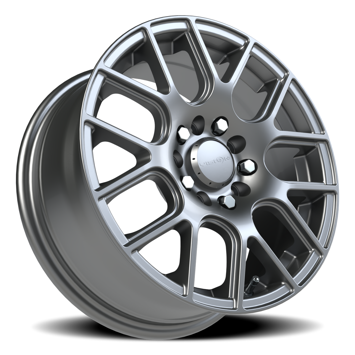 Vision Wheel 426H Gunmetal 15x6.5 +38 5x108mm 73.1mm - Wheelwiz