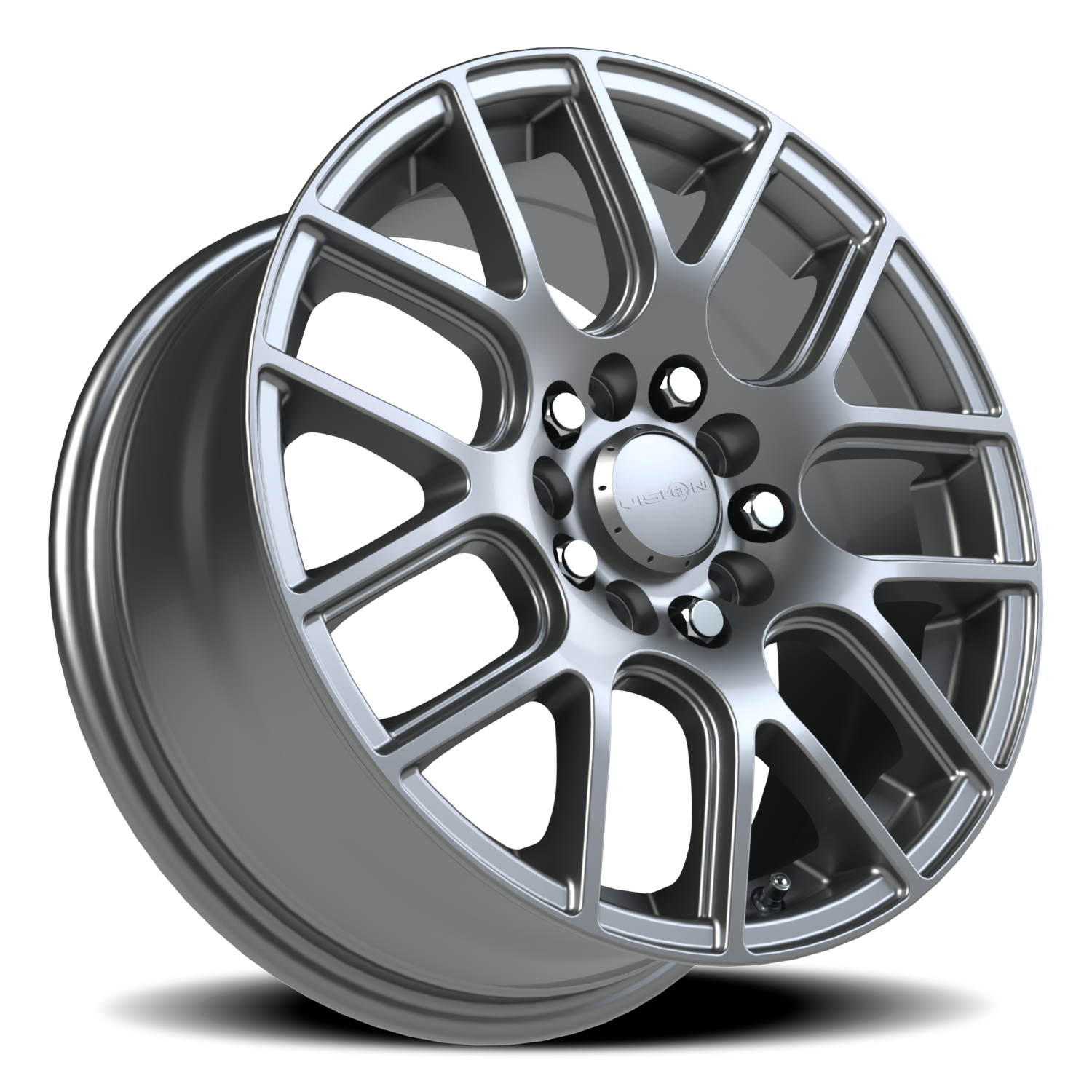 Vision Wheel 426H Gunmetal 16x7 +38 5x100mm 73.1mm - Wheelwiz