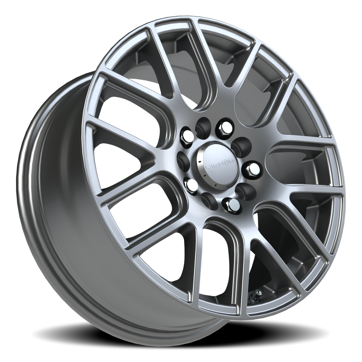 Vision Wheel 426H Gunmetal 16x7 +38 5x112mm 72.6mm - Wheelwiz