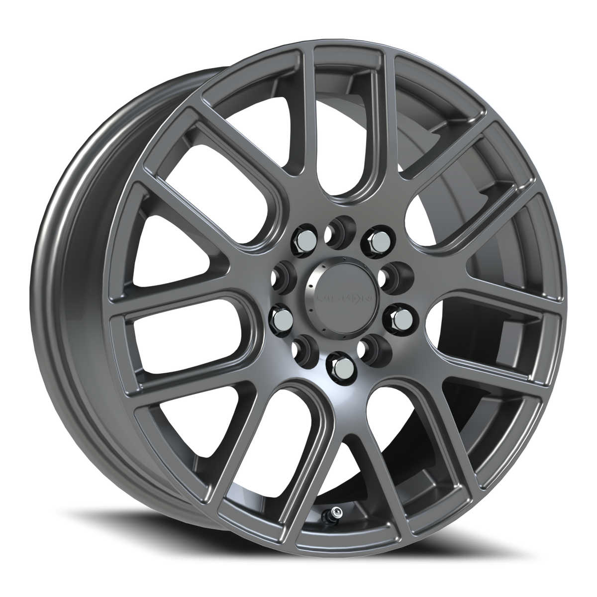 Vision Wheel 426H Gunmetal 16x7 +38 5x114.3mm 73.1mm - Wheelwiz