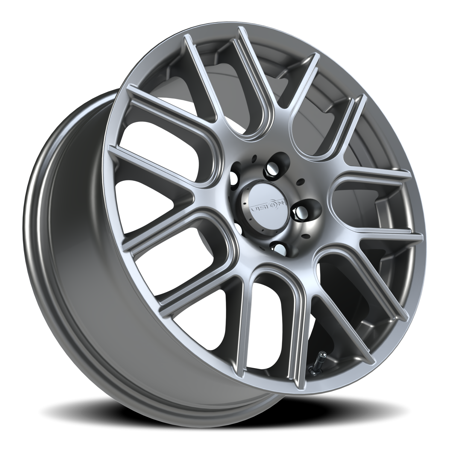 Vision Wheel 426H Gunmetal 17x7.5 +38 5x108mm 73.1mm - Wheelwiz
