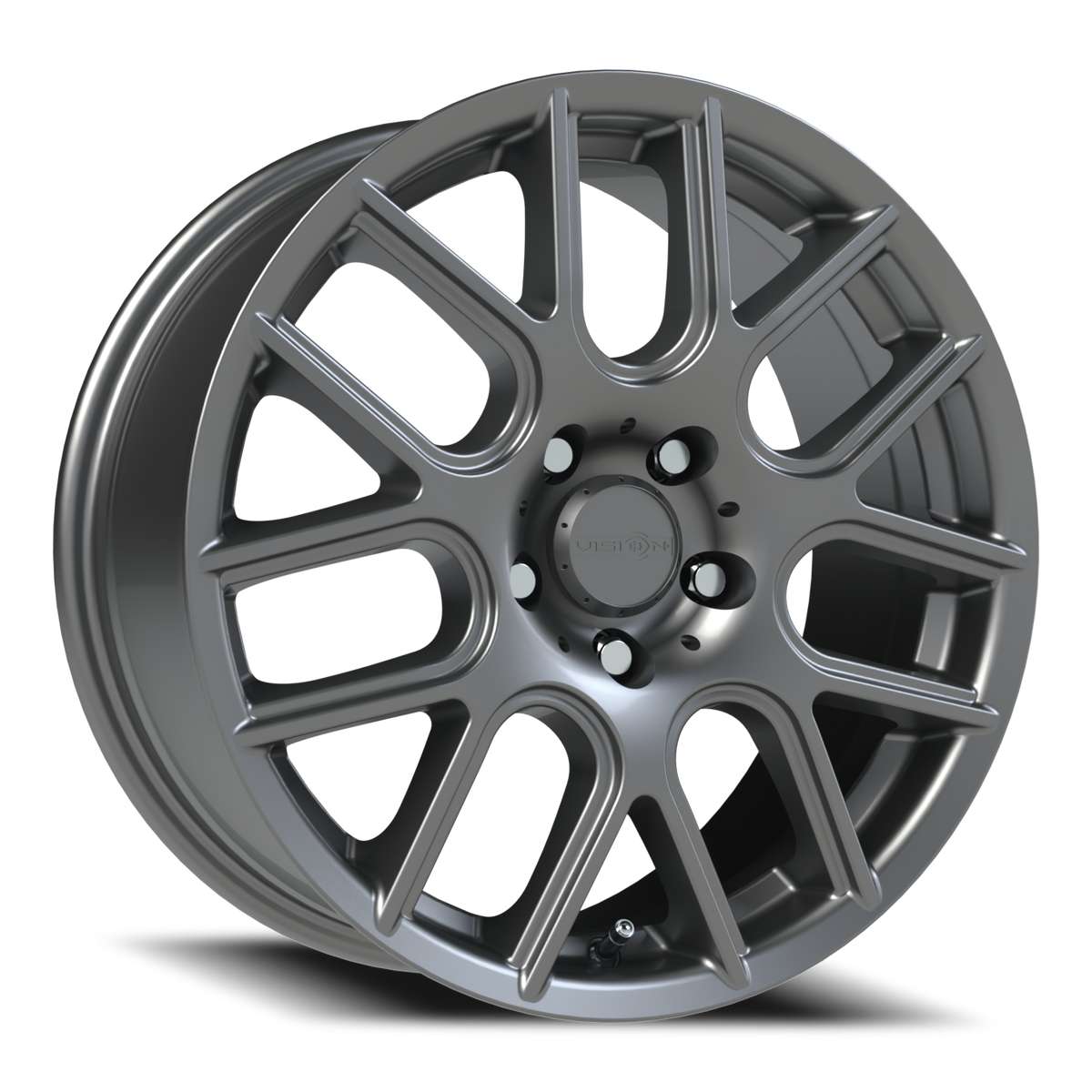 Vision Wheel 426H Gunmetal 17x7.5 +38 5x112mm 66.6mm - Wheelwiz