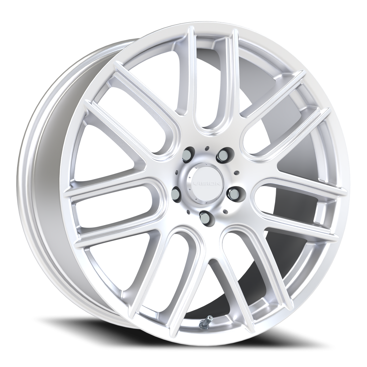Vision Wheel 426H Hyper Silver 20x8.5 +40 5x120mm 72.6mm - Wheelwiz