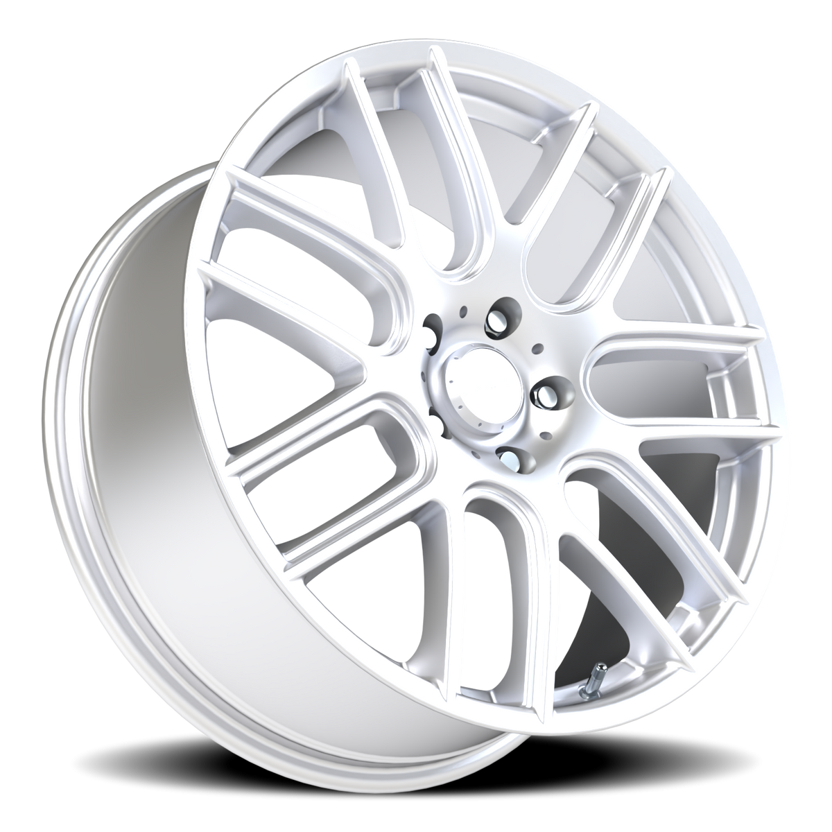 Vision Wheel 426H Hyper Silver 20x8.5 +40 5x120mm 72.6mm - Wheelwiz
