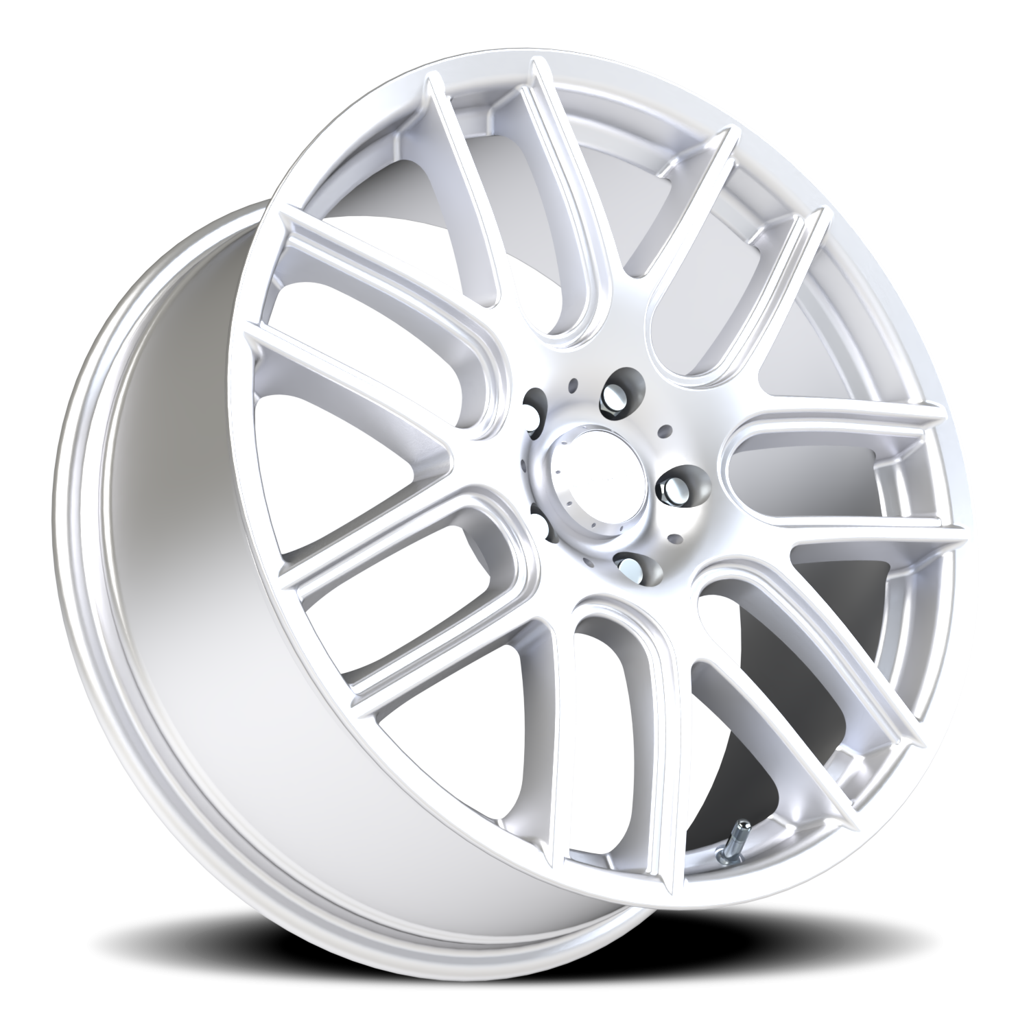 Vision Wheel 426H Hyper Silver 20x8.5 +40 5x120mm 72.6mm - Wheelwiz