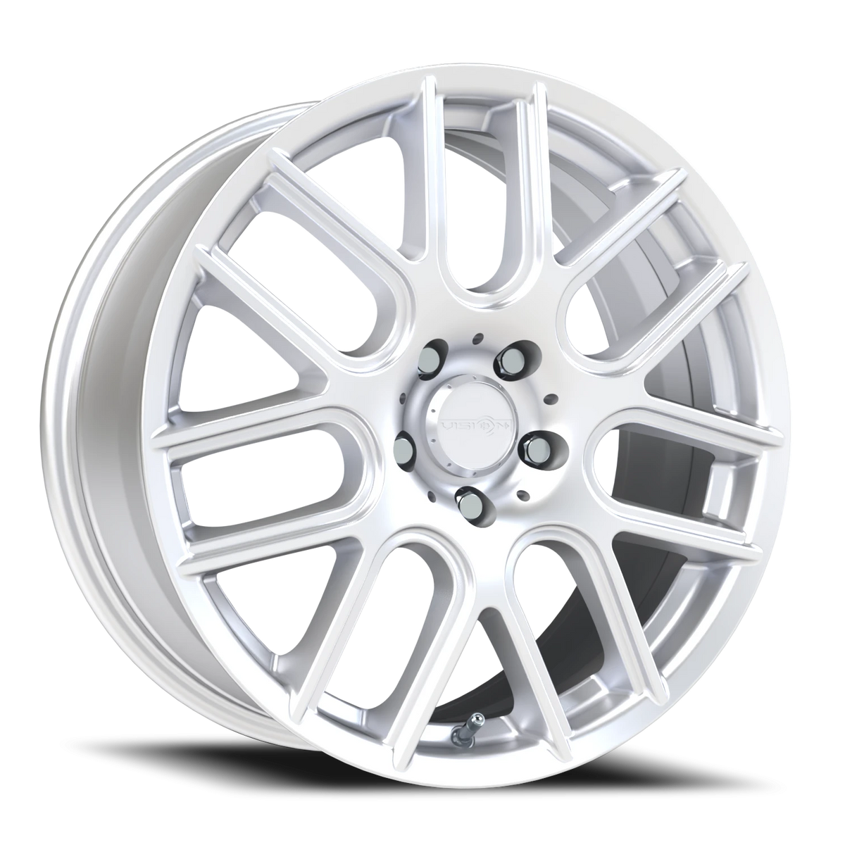 Vision Wheel 426H Hyper Silver 18x8 +45 5x112mm 66.6mm - Wheelwiz