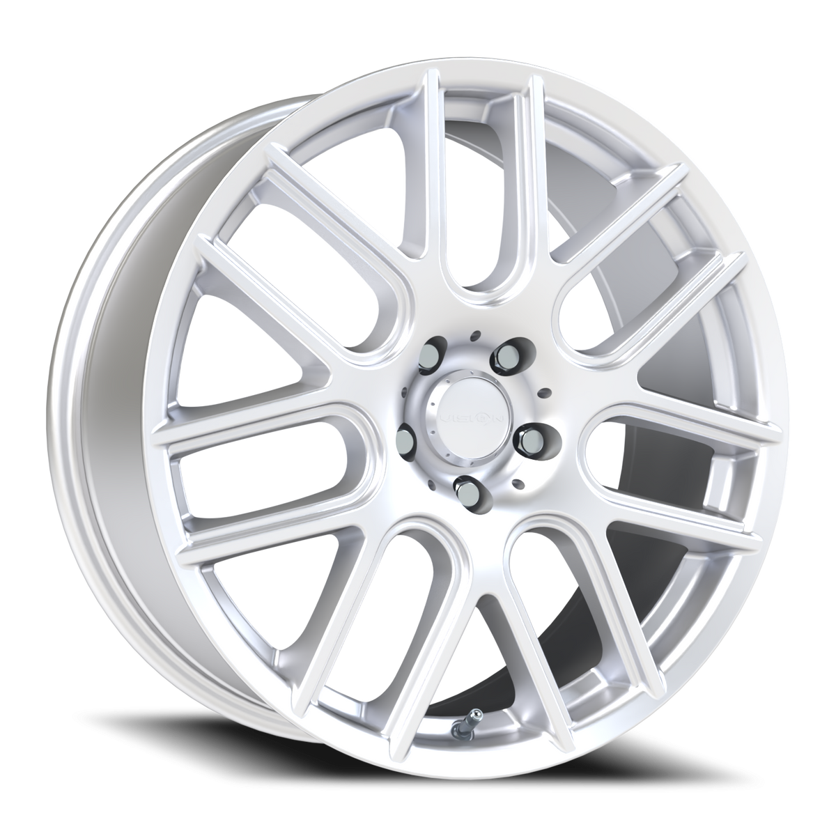 Vision Wheel 426H Hyper Silver 19x8 +38 5x120mm 72.6mm - Wheelwiz