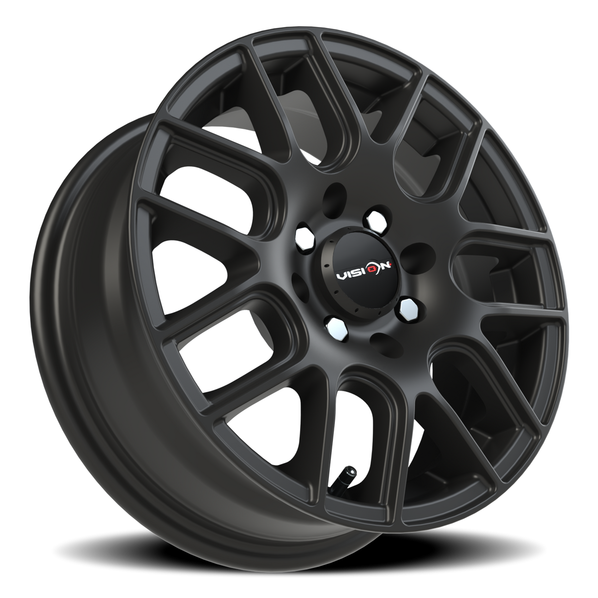 Vision Wheel 426H Matte Black 14x5.5 +38 4x100mm 73.1mm - Wheelwiz