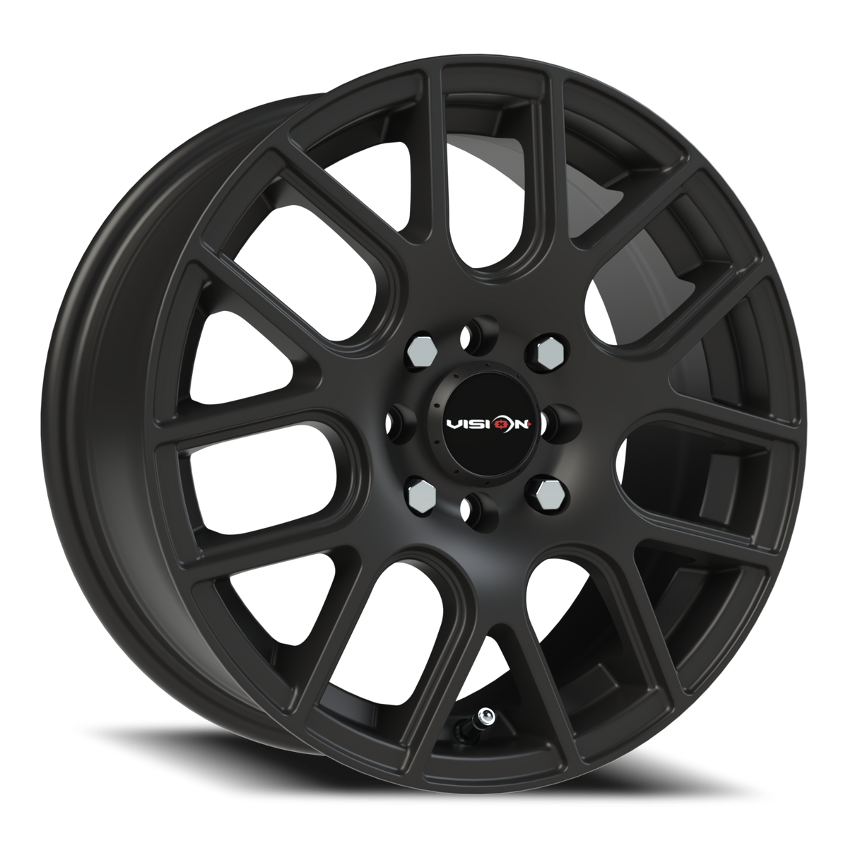 Vision Wheel 426H Matte Black 15x6.5 +38 4x100mm 73.1mm - Wheelwiz