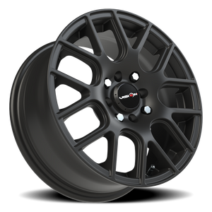Vision Wheel 426H Matte Black 15x6.5 +38 4x100mm 73.1mm - Wheelwiz