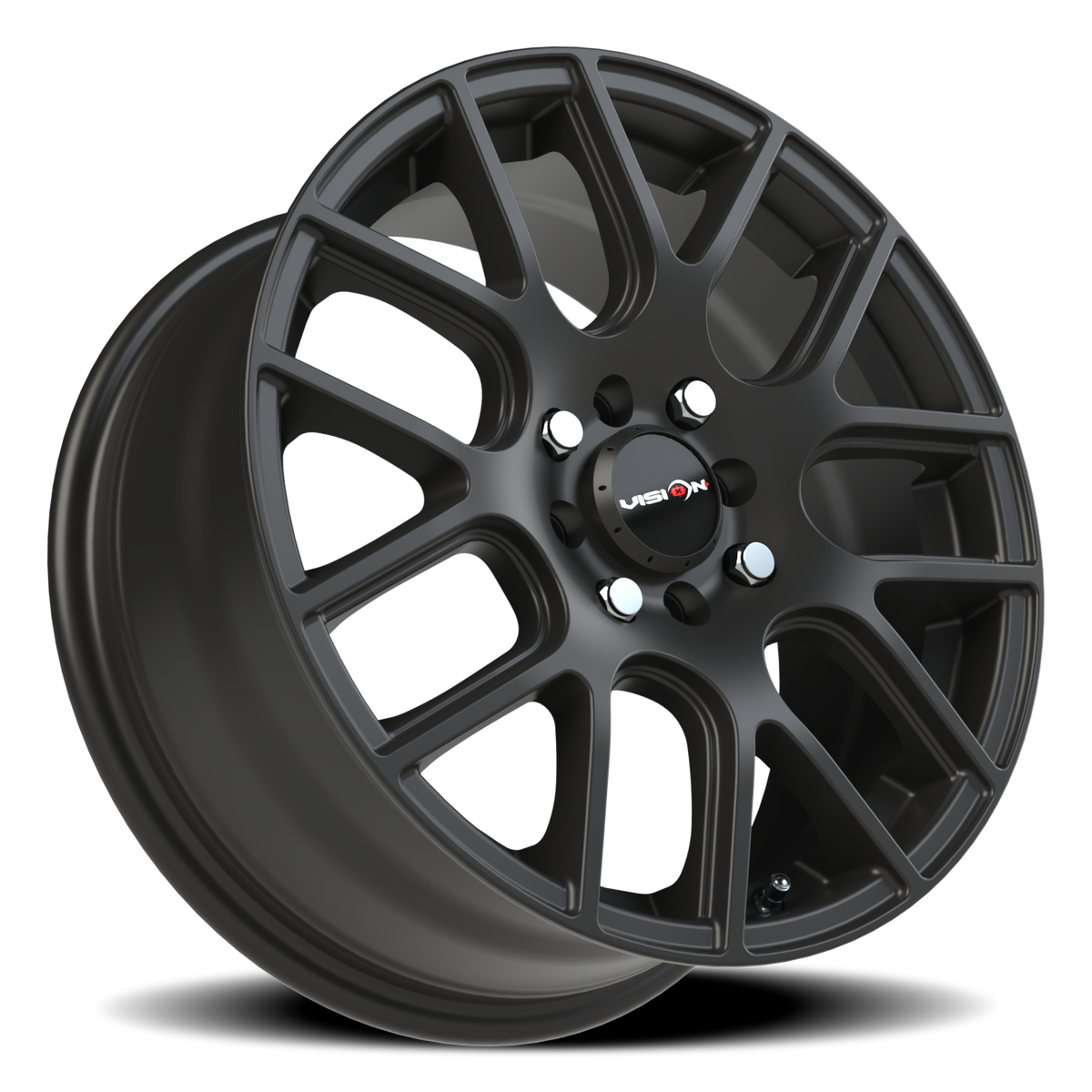 Vision Wheel 426H Matte Black 16x7 +42 4x100mm 73.1mm - Wheelwiz