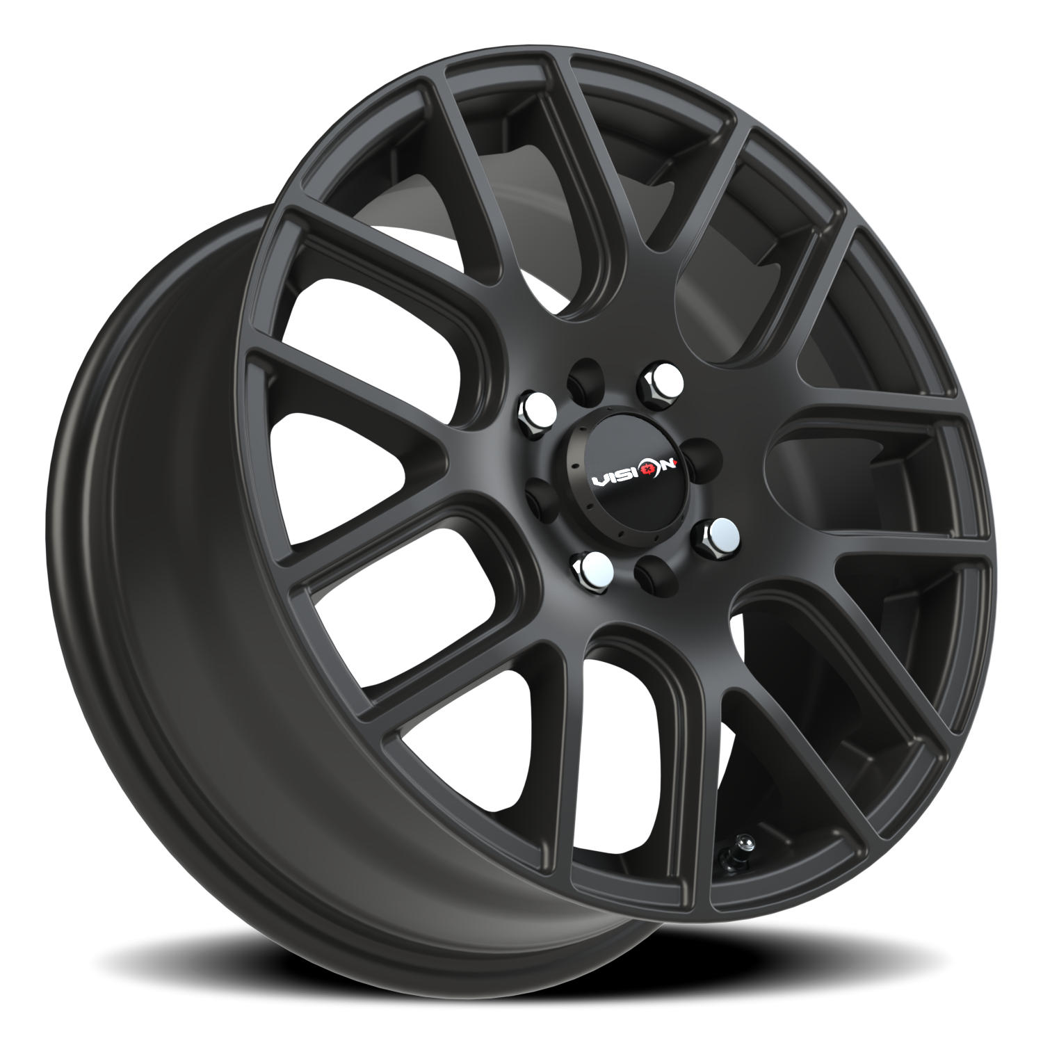 Vision Wheel 426H Matte Black 16x7 +42 4x100mm 73.1mm - Wheelwiz