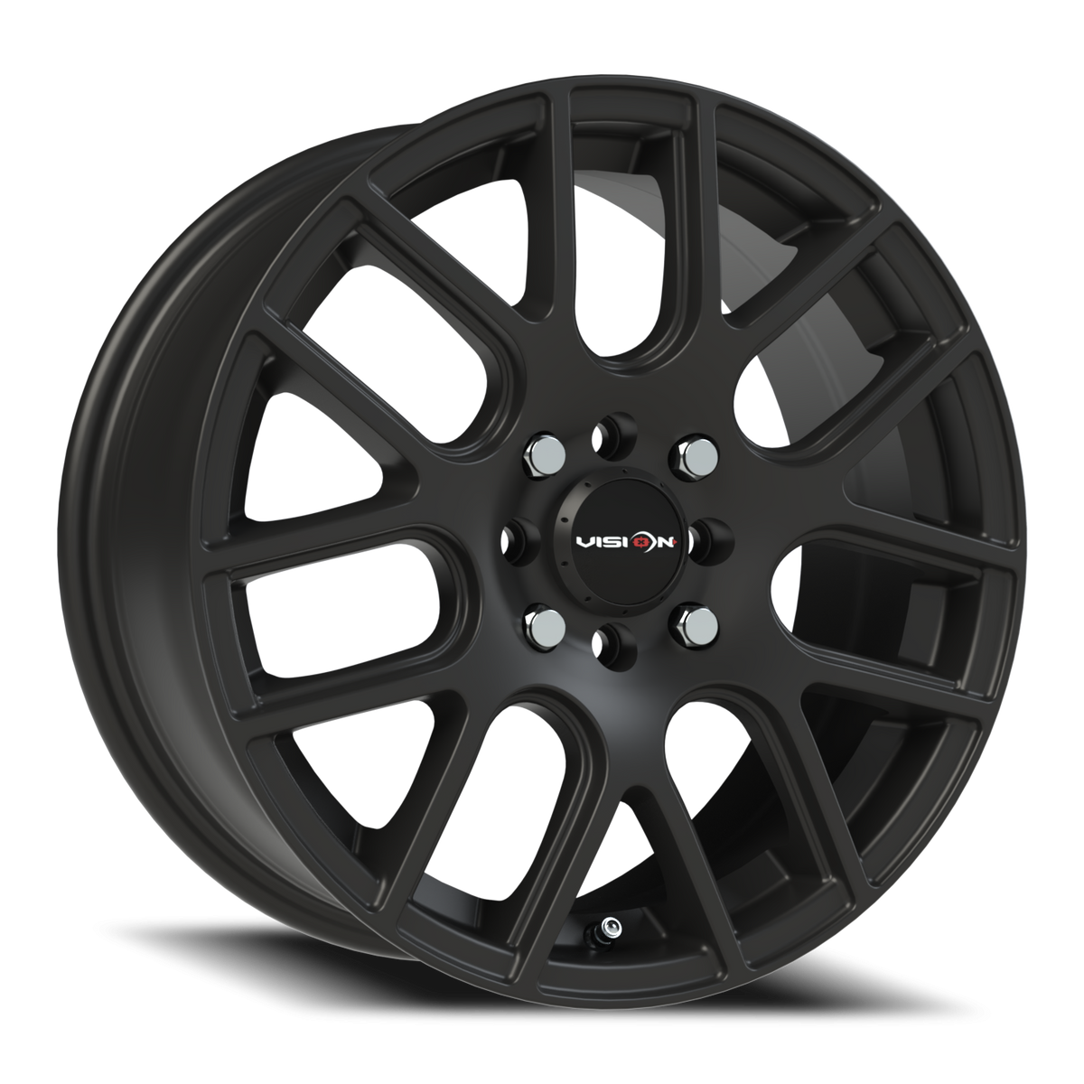 Vision Wheel 426H Matte Black 16x7 +38 4x100mm 73.1mm - Wheelwiz