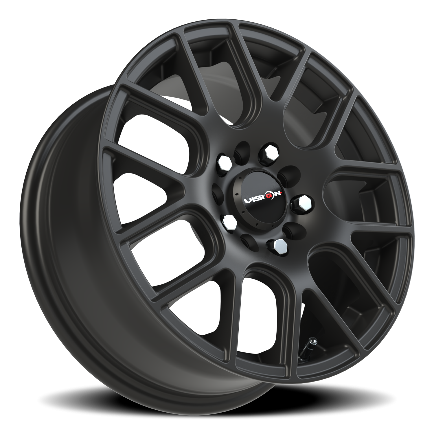 Vision Wheel 426H Matte Black 15x6.5 +38 5x100mm 73.1mm - Wheelwiz