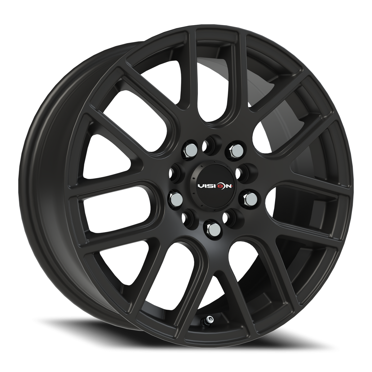Vision Wheel 426H Matte Black 16x7 +38 5x108mm 73.1mm - Wheelwiz