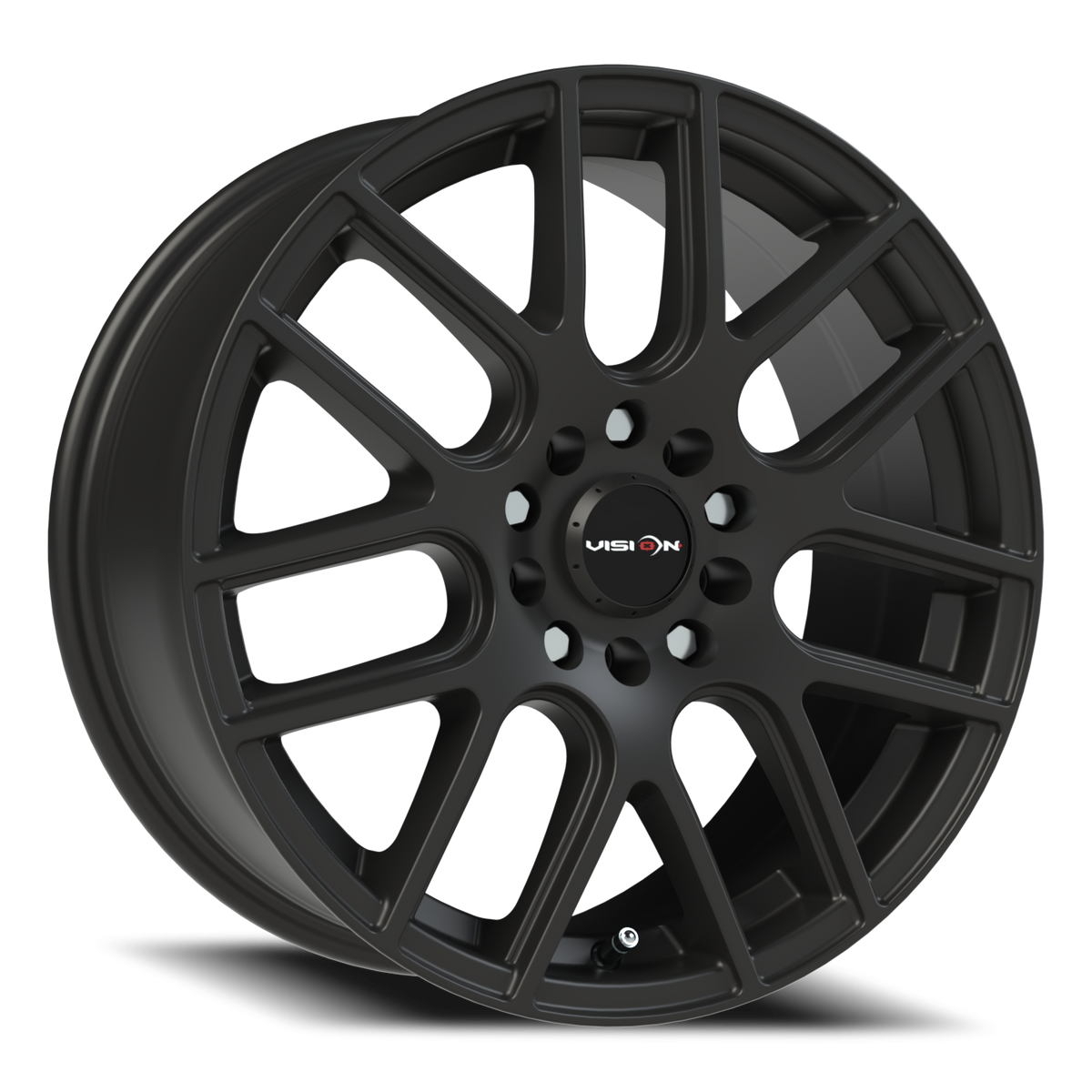 Vision Wheel 426H Matte Black 17x7.5 +38 5x112mm 72.6mm - Wheelwiz