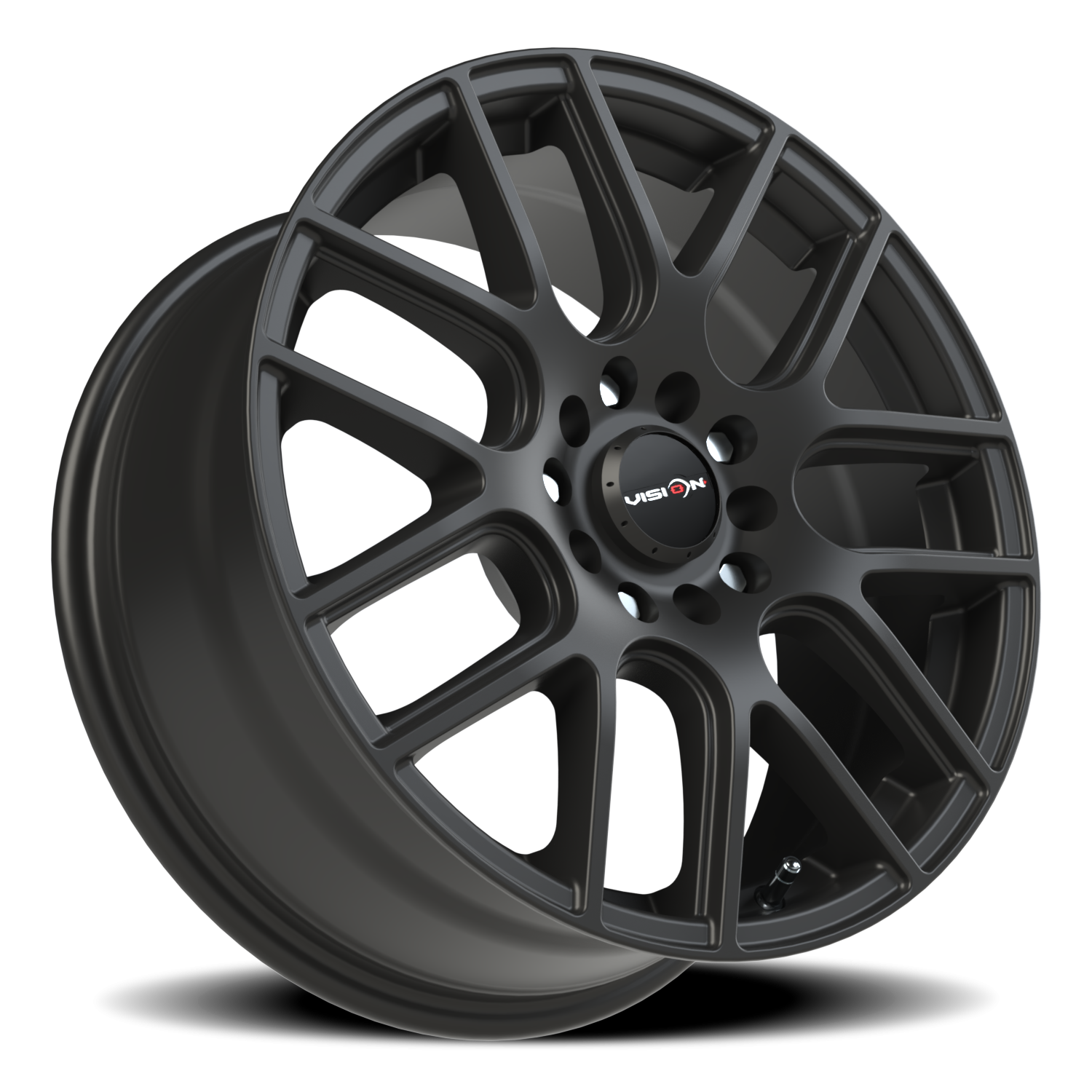Vision Wheel 426H Matte Black 17x7.5 +38 5x114.3mm 73.1mm - Wheelwiz