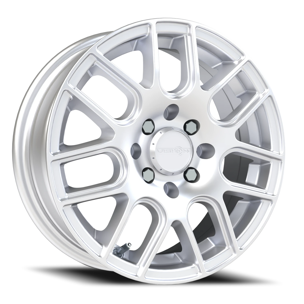 Vision Wheel 426H Winter Paint-Silver( Salt Resistant) 14x5.5 +38 4x100mm 73.1mm - Wheelwiz