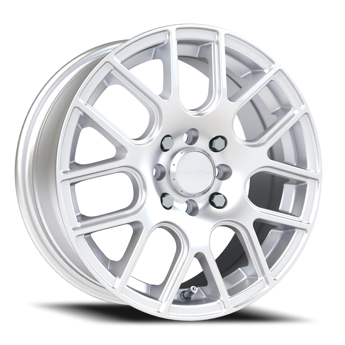 Vision Wheel 426H Winter Paint-Silver( Salt Resistant) 15x6.5 +38 4x100mm 73.1mm - Wheelwiz