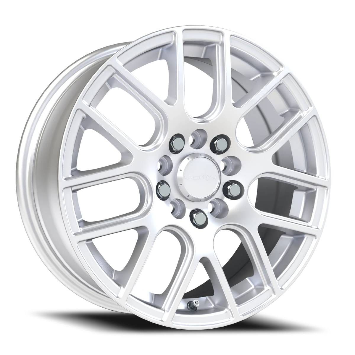 Vision Wheel 426H Winter Paint-Silver( Salt Resistant) 16x7 +38 5x108mm 73.1mm - Wheelwiz