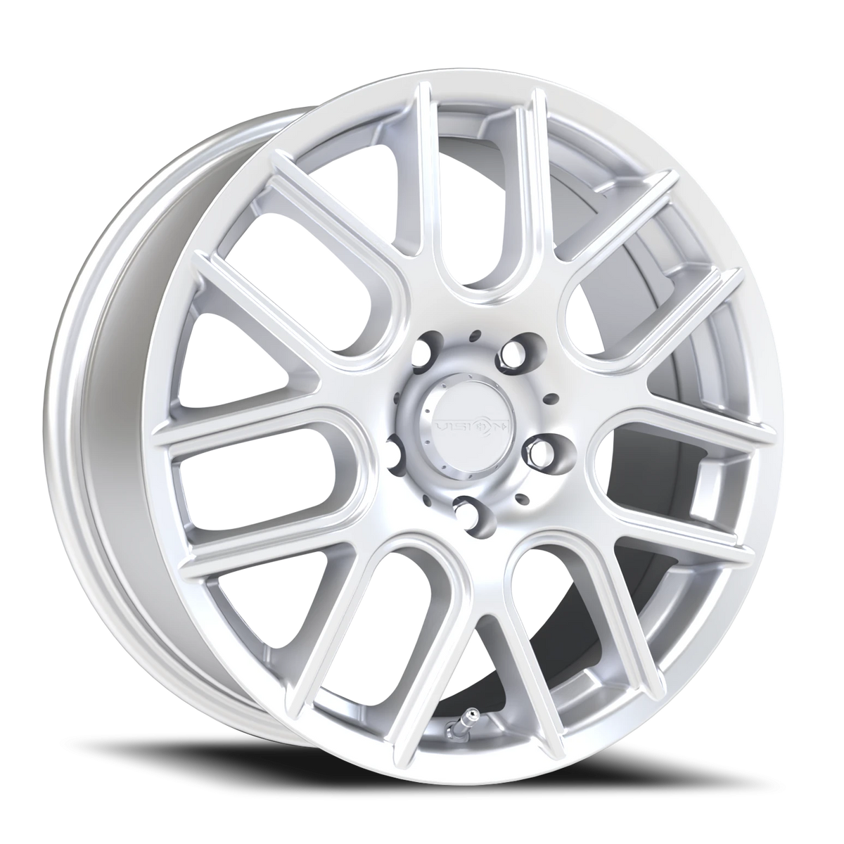 Vision Wheel 426H Winter Paint-Silver( Salt Resistant) 17x7.5 +38 5x112mm 66.6mm - Wheelwiz