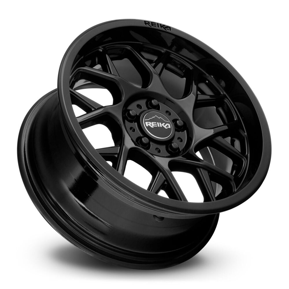 Reika R25 Gloss Black 15x7 +15 5x100mm 56.1mm