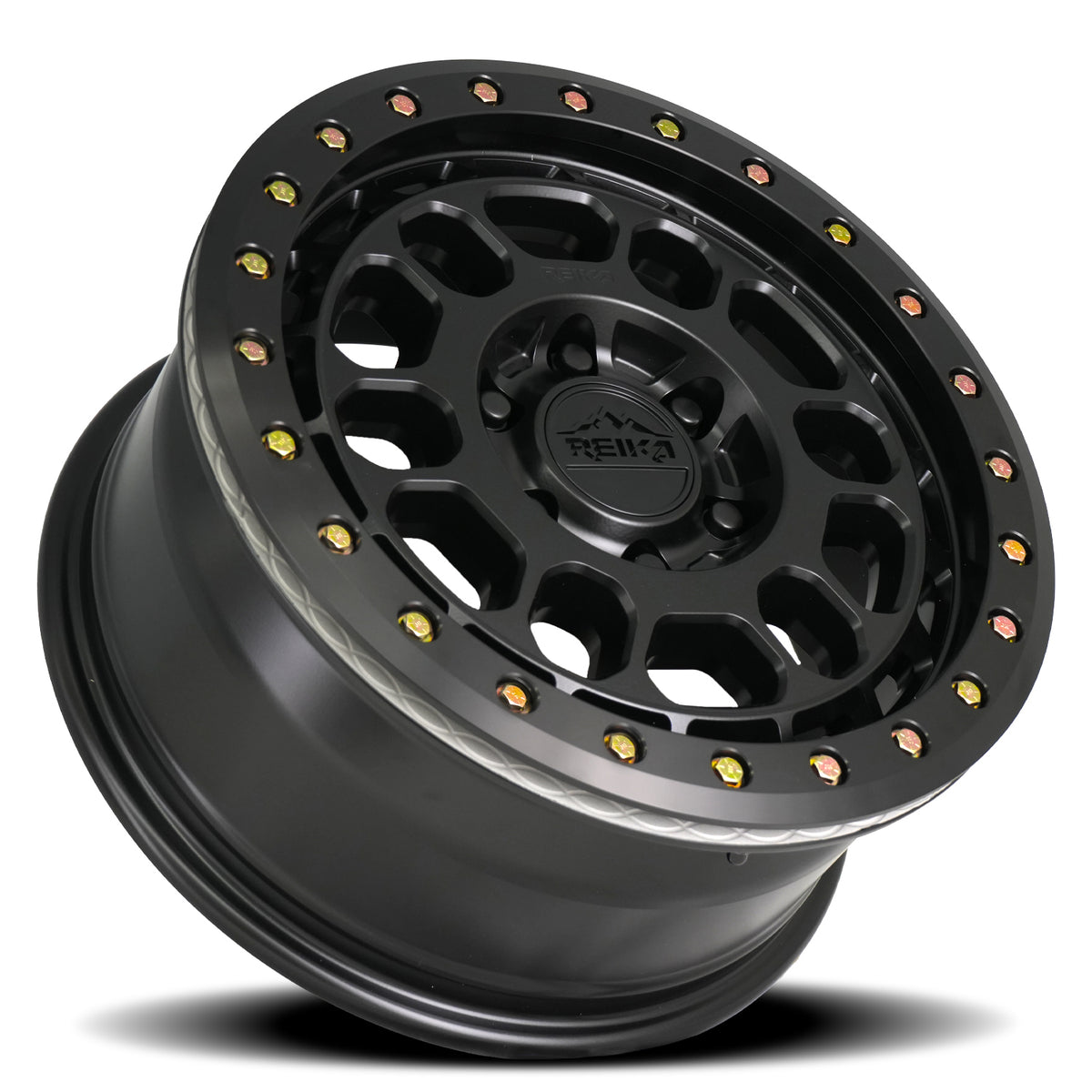 Reika R35 Stain Black 17x8 +30 6x130mm 84.1mm