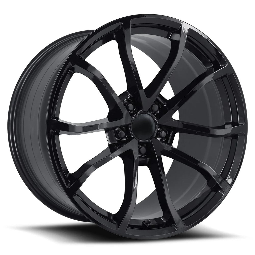 Factory Reproductions FR 25 Gloss Black 20x12 +59 5x120.65mm 70.3mm