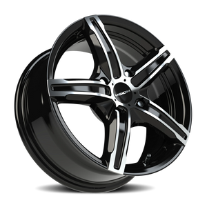 Vision Wheel 469 Gloss Black Machined Face 15x6.5 +38 4x100mm 73.1mm - Wheelwiz