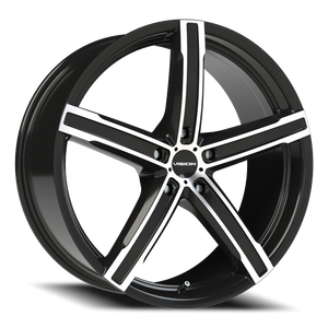 Vision Wheel 469 Gloss Black Machined Face 20x8.5 +35 5x120mm 73.1mm - Wheelwiz