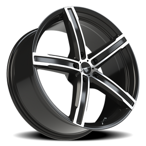 Vision Wheel 469 Gloss Black Machined Face 20x8.5 +35 5x120mm 73.1mm - Wheelwiz