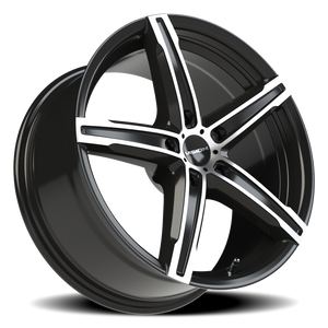 Vision Wheel 469 Gloss Black Machined Face 17x8 +38 5x115mm 73.1mm - Wheelwiz