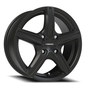 Vision Wheel 469 Satin Black 15x6.5 +38 4x100mm 73.1mm - Wheelwiz