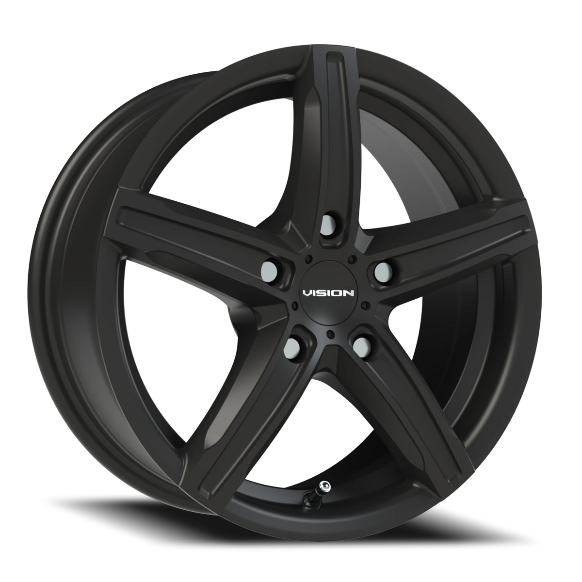 Vision Wheel 469 Satin Black 15x6.5 +38 5x108mm 73.1mm - Wheelwiz