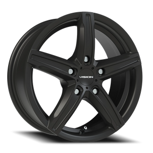 Vision Wheel 469 Satin Black 15x6.5 +38 5x108mm 73.1mm - Wheelwiz