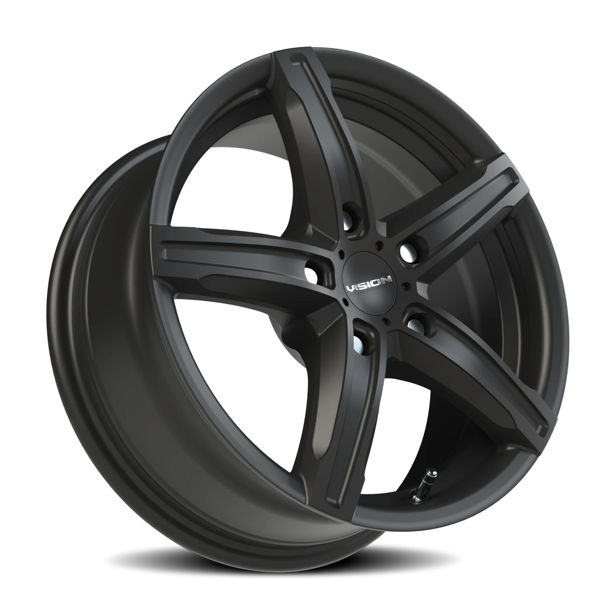Vision Wheel 469 Satin Black 15x6.5 +38 5x100mm 73.1mm - Wheelwiz