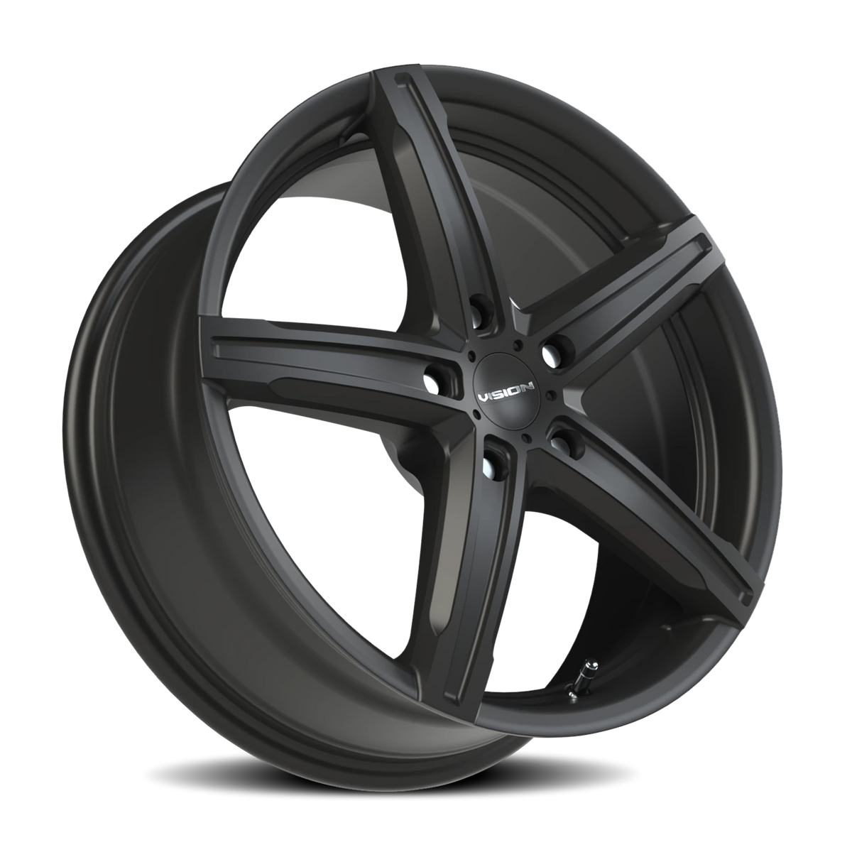 Vision Wheel 469 Satin Black 17x7 +42 5x112mm 73.1mm - Wheelwiz
