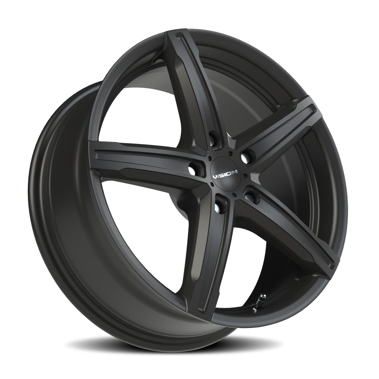 Vision Wheel 469 Satin Black 17x7 +38 5x115mm 73.1mm - Wheelwiz